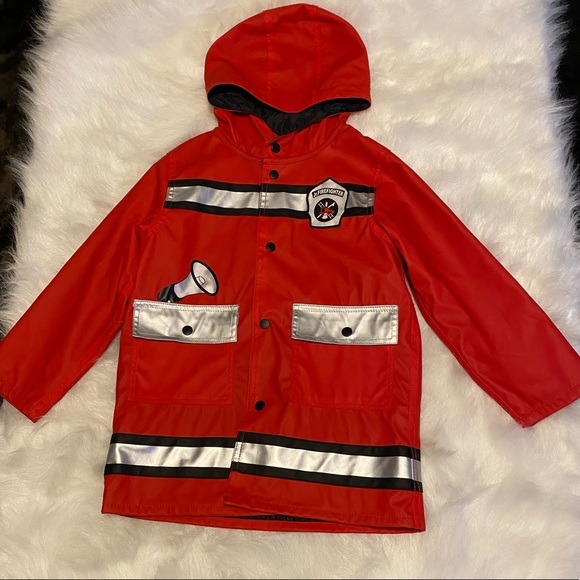 Jackets & Coats Red Fireman Raincoat Poshmark